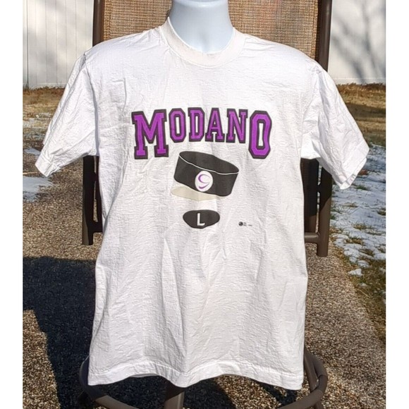 Vintage Mike Modano Shirt Men's Size Large Single Stitch Hockey NHL 1993 90s - Picture 1 of 11